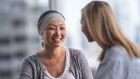 Female patient speaks with female doctor